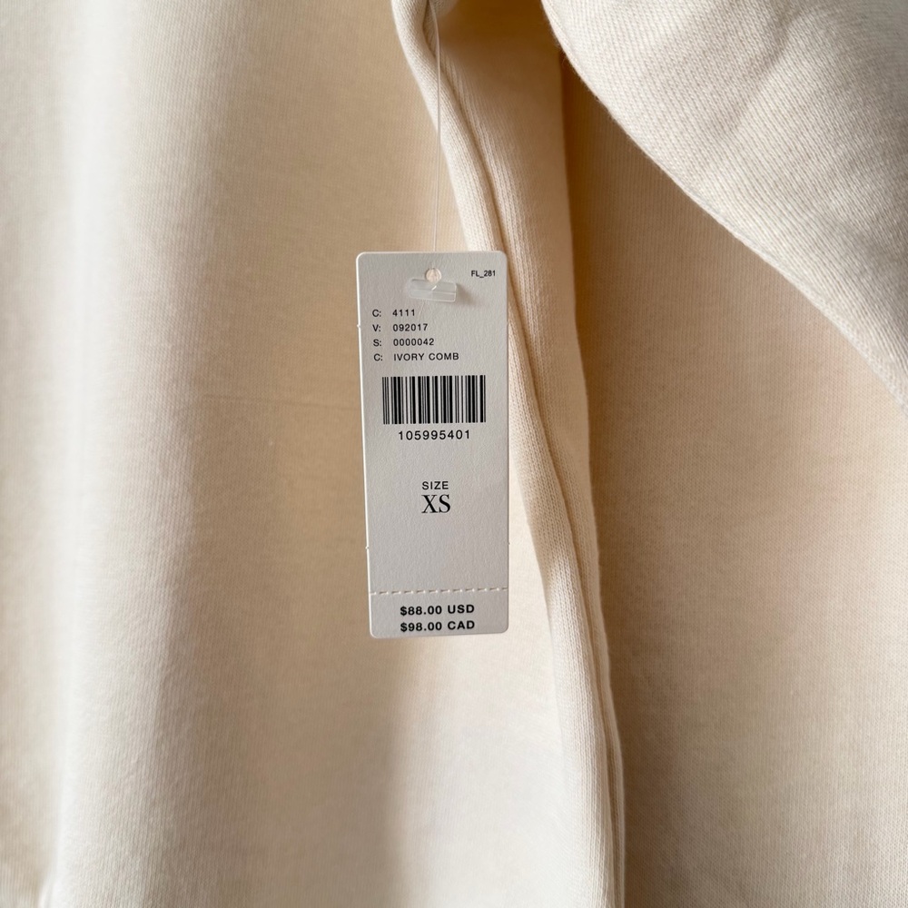 Anthropologie Cute Cream Sweatshirt with Red Embroidery - Picture 8 of 9